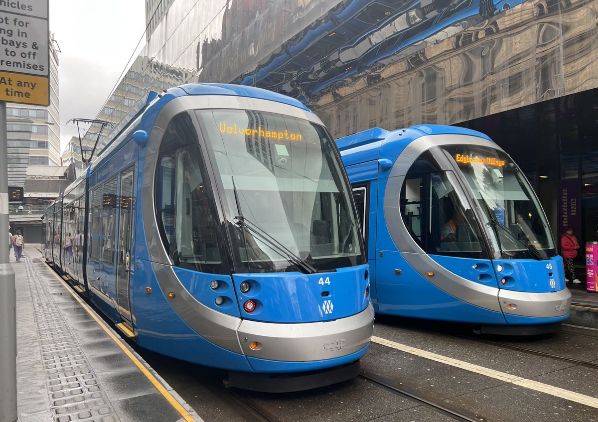 NewMini's tweet image. ⁦@WMmetro⁩ - Two New Trams.