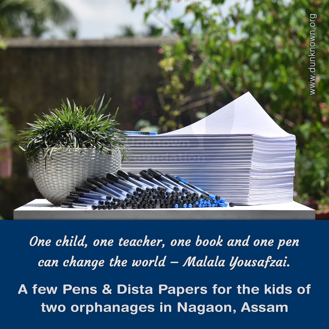 Interaction with the kids of two orphanages (including kids with epilepsy and speech impairment) in Nagaon, Assam, on June 19th, 2022. Thanks to one anonymous patron and Core 1 Stationery Shop, IIT Guwahati.

#DUnknownOrg #Accessibility #Epilepsy #SpeechImpairment #Orphanage