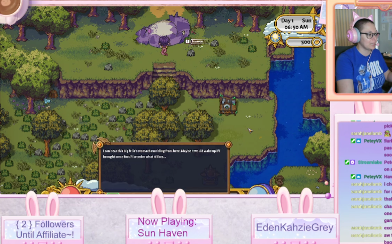 edenjeangrey's tweet photo. Jumping back into Sun Haven~! Stop by if you like a cute pixel rpg-farming-crafting-dating-fishing-I LOVE it-game~
Also I am just a few followers away from Affiliate; whoa! Lurk/follow/say hi if you want to help me out! https://t.co/cK5ubybXBN
#SunHaven #SunHavengame #stardew https://t.co/gBkfx924n1