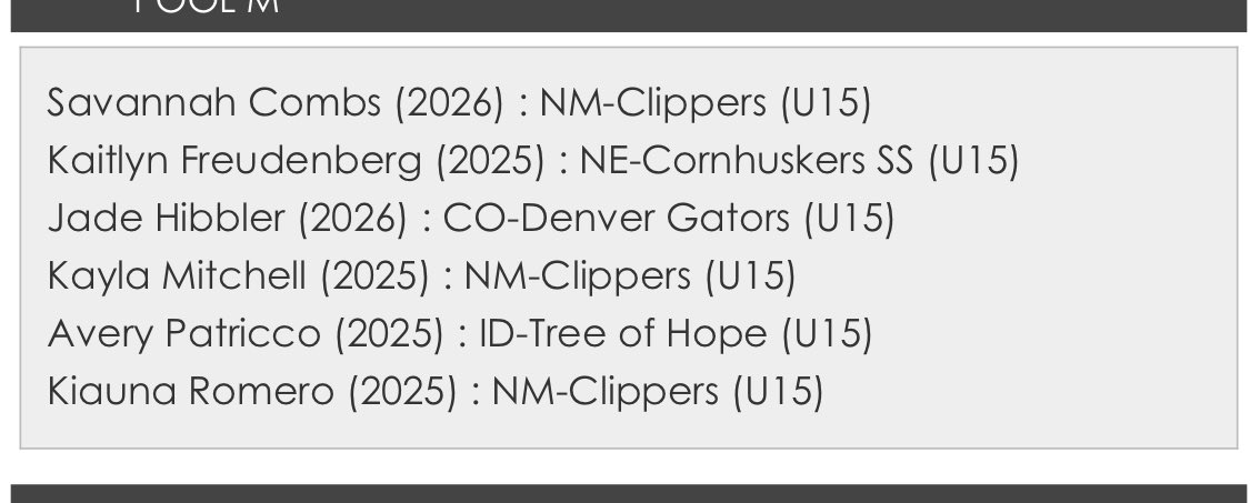 GatorsDenver's tweet photo. Congratulations Jade Hibbler for being selected as All Stars for Mountain Madness! @PGHColorado @coloradowbbdirt @Bball_CO #USJN https://t.co/5MjaRAxJ8F