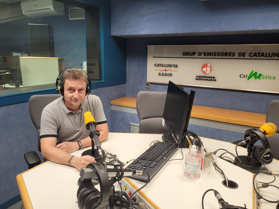 ex pala pegar Mor Dani Badia, la veu dels esports de Catalunya Ràdio a Lleida - Esport3 -  TV3 i Catalunya Ràdio
