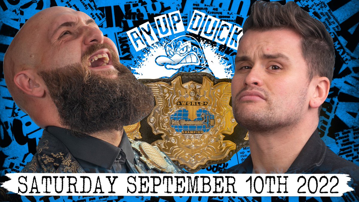 And your MAIN EVENT for the PW4U 'Have I Got Moves 4U' Sat Sept 10th 2022 6:30pm EVENING Show... ⭐⭐⭐ PW4U Championship Match ⭐⭐⭐ !! Main Event Myatt (c) VS Ritmo !! Tickets : pw4u.co.uk £6 each / £10 for Both shows . . . #britwres #wwe #aew #roh #indywres