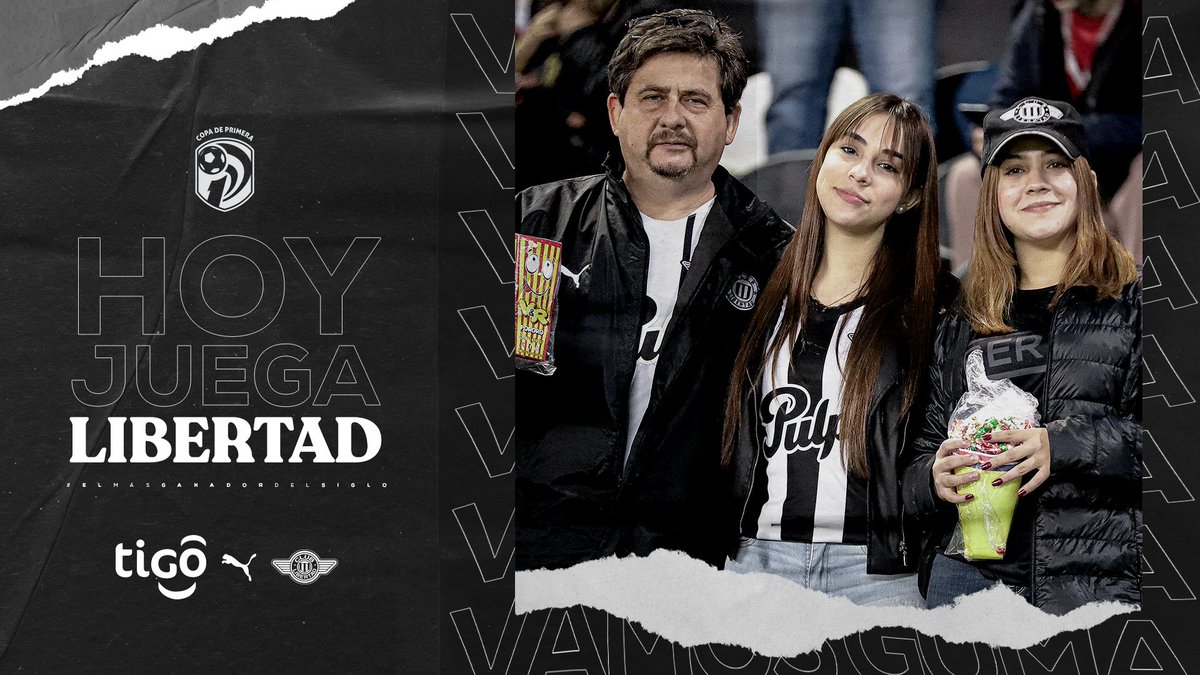 ¡Hoy vení temprano y sigamos celebrando en familia! 

Juega #ElMásGanadorDelSiglo
🆚  Resistencia
🕣  16:00hs.
🏟  Tigo La Huerta

#117AñosEnFamilia
#AniversarioClubLibertad