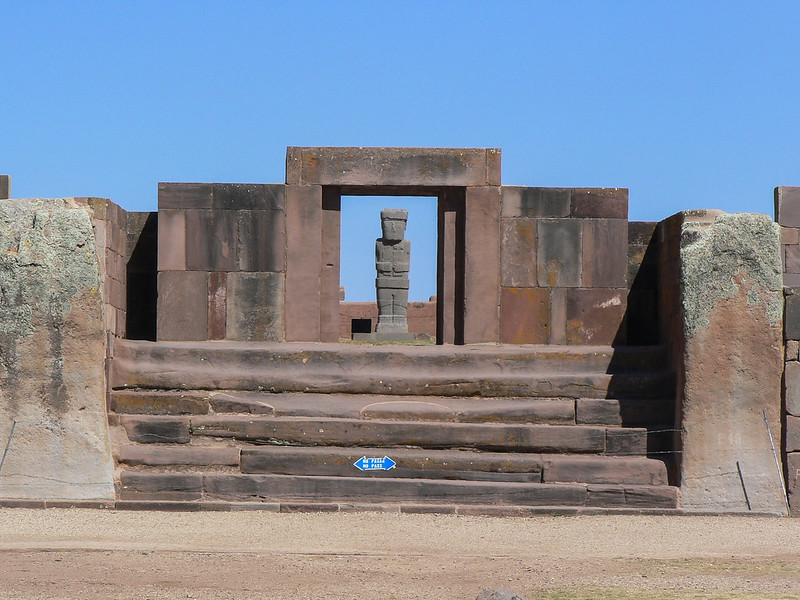 Ancient ruins of Tiwanaku (Tiahuanaco)