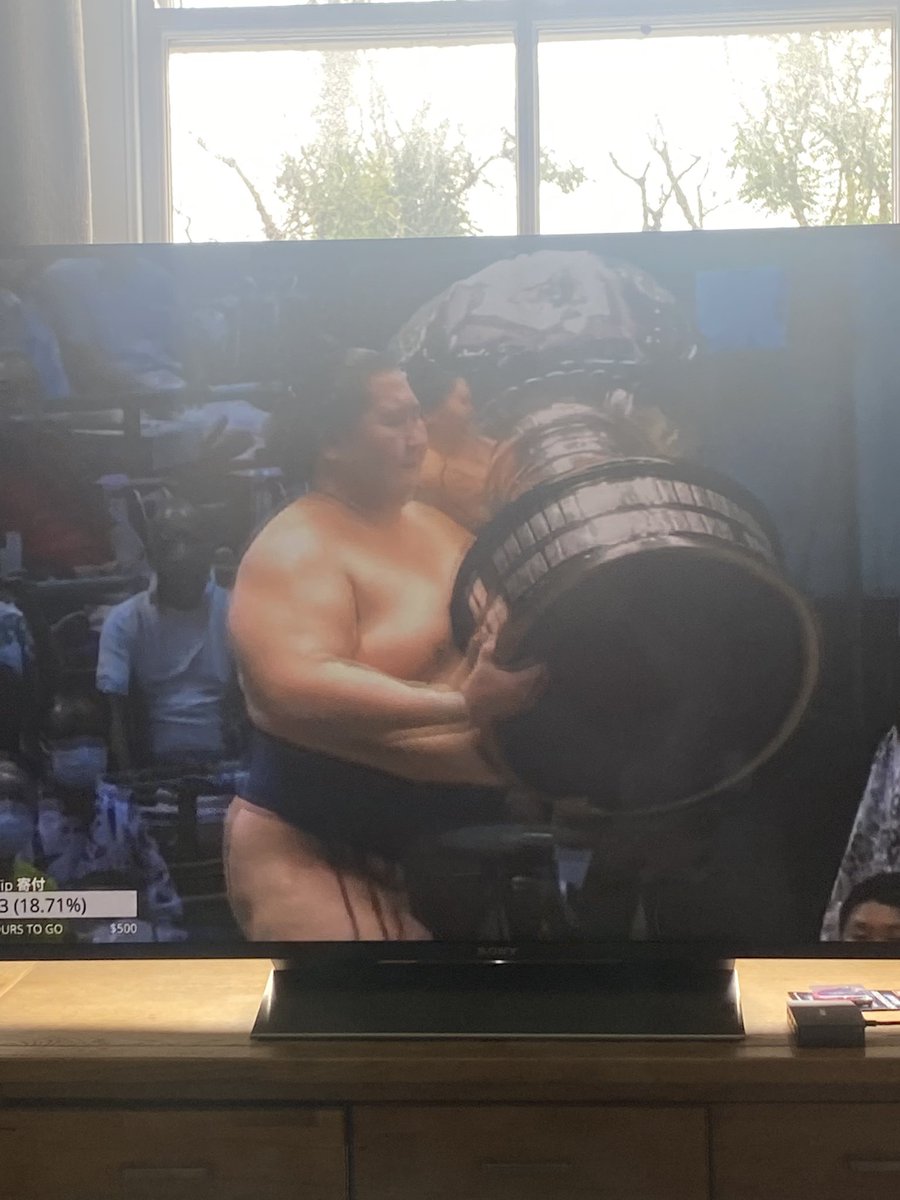 First sporting success of the day! Attaboy Ichi! 💪