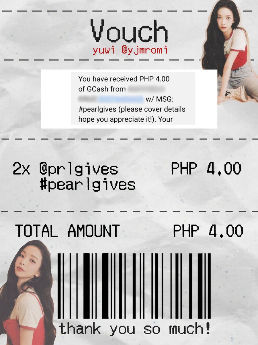 yjmromi's tweet photo. ⛓보증서입니다!

❲#pearlgives❳ ❄️ — hello po, prize received! thank you so much for this, @prlgives and sorry for the late vouch. God bless po and more sponsors to comeee! ♥️ https://t.co/YbWgMDSTGB