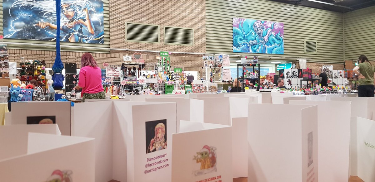 Damian_Quinn666's tweet photo. It's been a long simmering ambition to sell my art at a comic convention. And a last minute opportunity had arrived. Sending Super Hero blessings to those who made this happen. π₯πͺπβ‘π«
#beachsidecomiccon https://t.co/e7x0EfSuOx