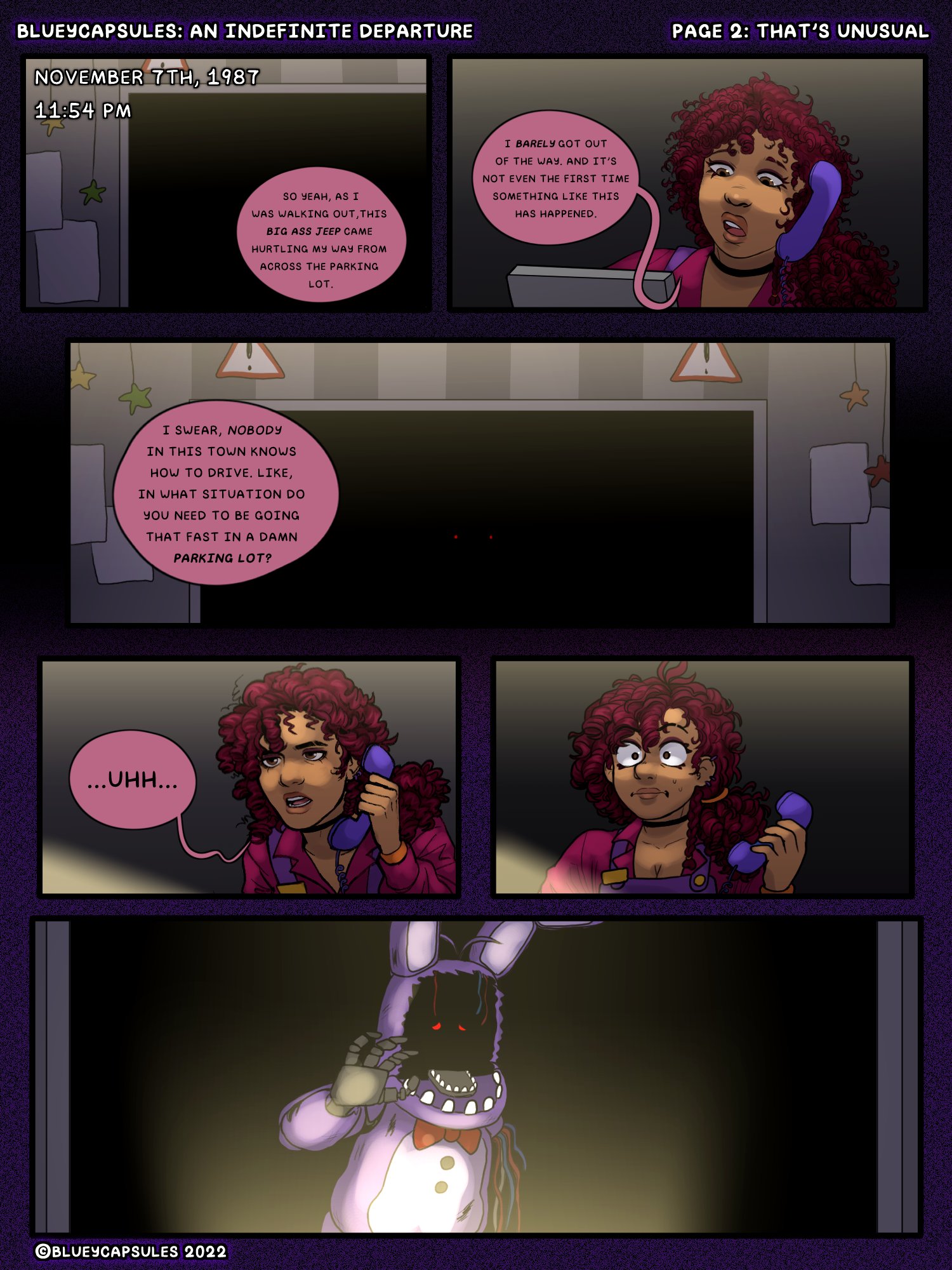 Blueycapsules fanmade comic I found on tumbler (right after what happens  next after it got canceled) : r/fivenightsatfreddys