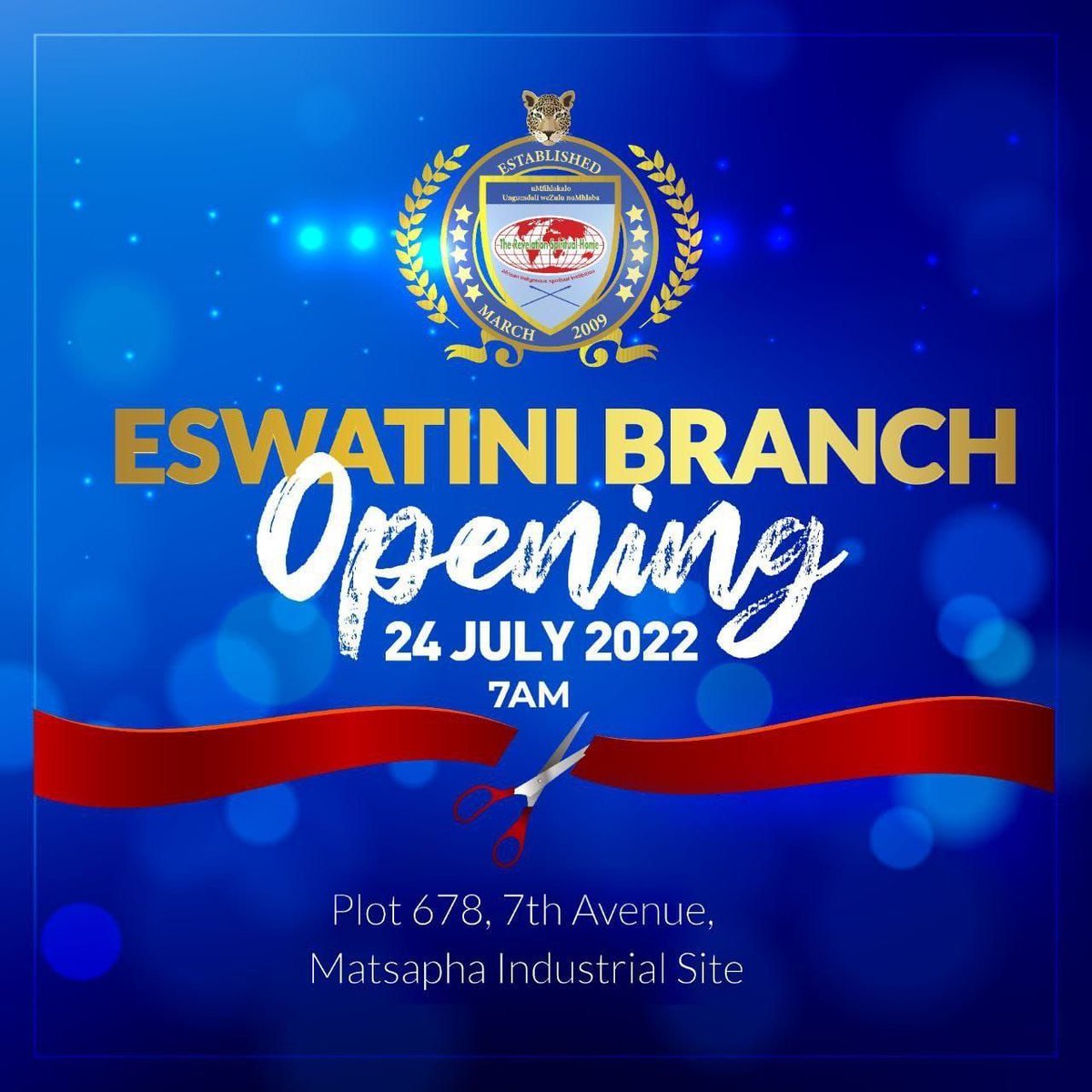 RevelationHome's tweet photo. Kuhle Masosha, The Blue Nation 💙💙

As we look foward to the opening of The Revelation Spiritual Home ESwatini,the mandate of the restoration of Africa is being fulfilled.
#ImboniuZwilezwe
#TheLightoftheNation 
#ESwatini https://t.co/c2zKWrNhVb
