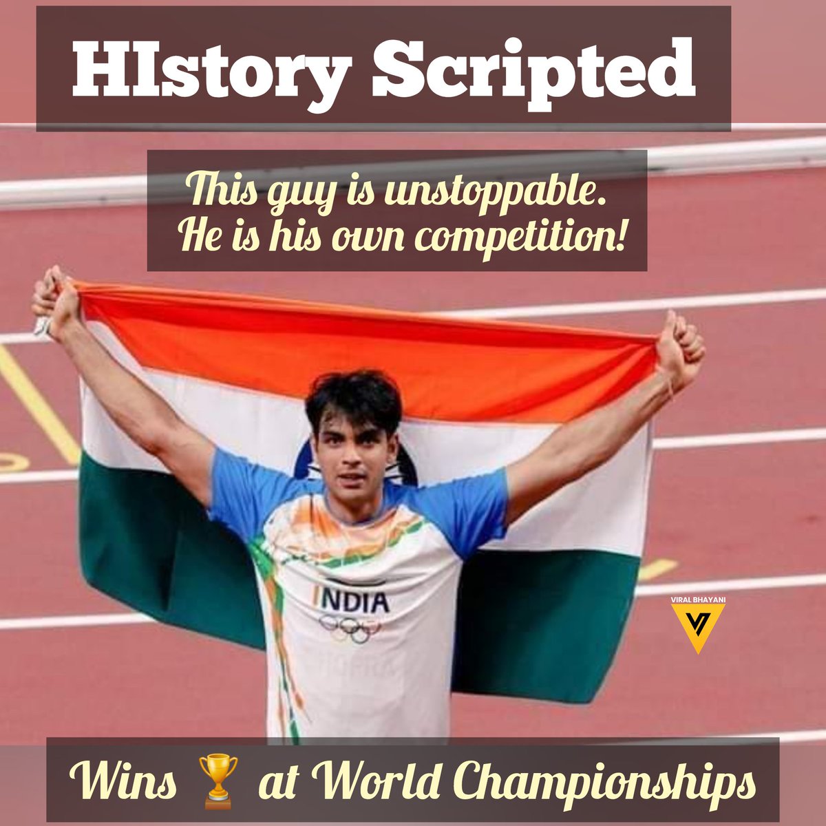 viralbhayani77's tweet photo. #NeerajChopra 👏🇮🇳👍 https://t.co/W7FwlMS6jR