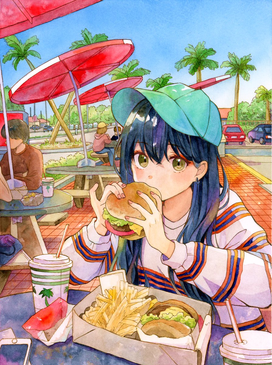 HimeVerse's tweet photo. 【Hamburger Shop in California】was finally valued at 0.99 ETH !!!
Thank you very much Ben @benspenn san😭💓💓💓
Delicious looking burgers and I'm glad you like her 🌸

And Thank you for all bidder and much support everyone✨✨✨✨✨ https://t.co/3GQ1VQ9T7u