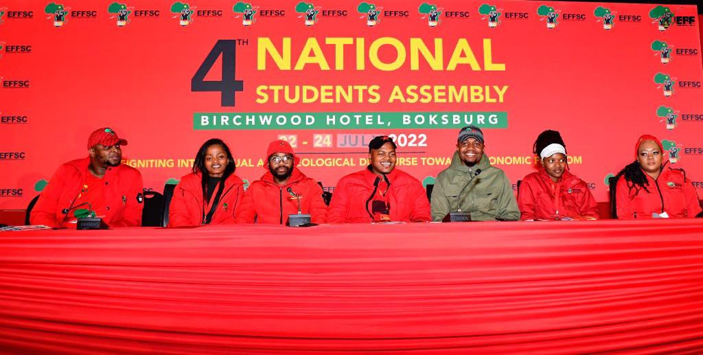EFFYouthCommand's tweet photo. ♦️In Pictures ♦️

Newly Elected EFFSC Officials 

President Sihle Lonzi 
Deputy President Mzukisi Mnothoza 
Secretary General ZT Dombo 
Deputy Secretary General Khanya Bhungane 
Treasurer General Amanda Ntombela 

#EFFSC4thNSA

@EFFSouthAfrica https://t.co/5T3uYHnlZo
