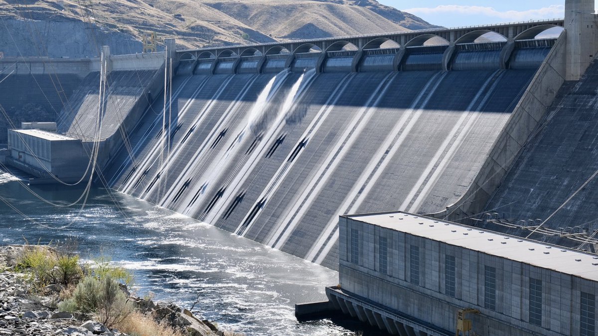 jeffrey_ventre's tweet photo. 77 men died building it. Not paid off

No fish passage

Devastated salmon, lamprey, steelhead, tribes (Colville, Spokane, Nes Perce) &amp; the Columbia River. Yes it’s an engineering feat. Yes it produces Big power - but it’s not green. Dams kill like a middle cerebral embolic stroke https://t.co/nvbT83Kv4x