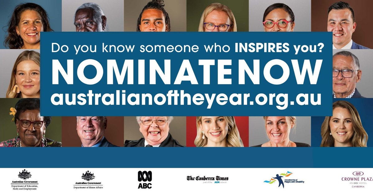 All it takes is one nomination for someone to become the next Senior Australian of the Year! Nominate now: ow.ly/Zn0b50K0Q5r

We all know an unsung hero in our community who inspires us to be a better Australian, you can shine the spotlight on their contributions.