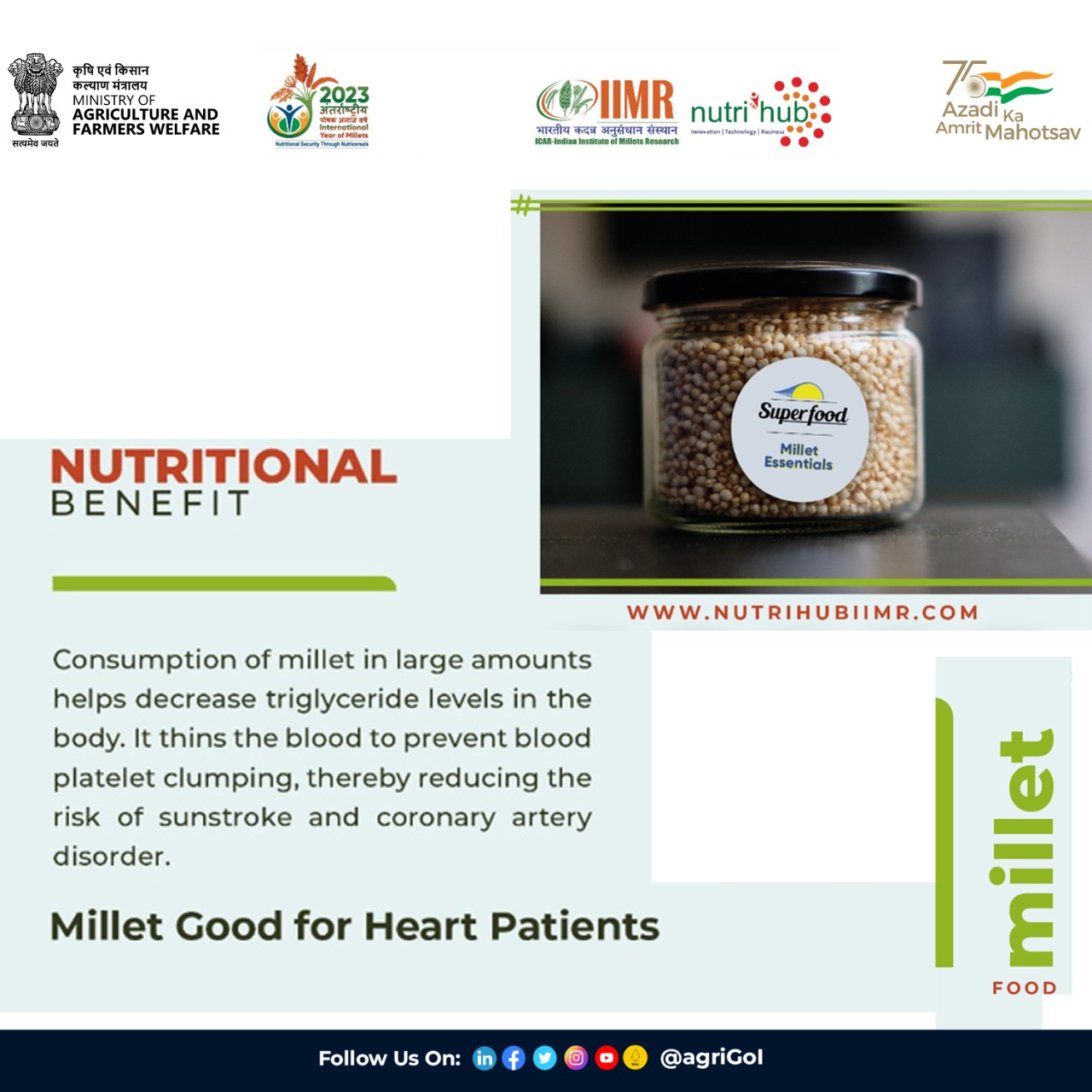 Agriculture INDIA On Twitter Consumption Of Millet In Large Amounts agriculture-india-on-twitter-consumption-of-millet-in-large-amounts