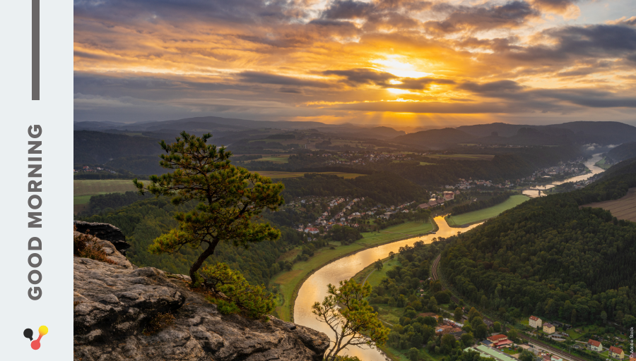 ger_trends's tweet photo. 🌅 #GoodMorning from Saxon Switzerland. 

❓ Did you know that the #Elbe, which flows through the Elbe Sandstone Mountains, is the second longest river in #Germany after the #Rhine? 💦 

#PictureOfTheDay #river https://t.co/qfI6fS4gt6
