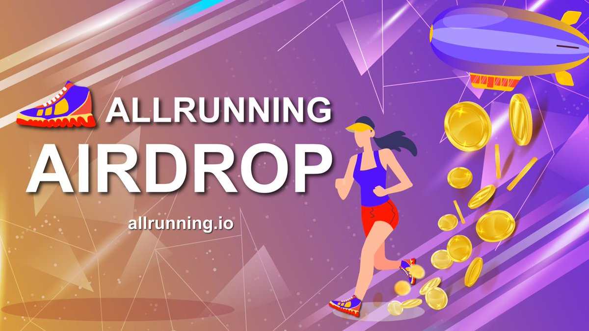 AirdropRealtime's tweet photo. 🪂 New #AirDrop: #AllrunningDAO
🤑 Total Reward: 15 Million $ARUN (~$300,000).
🧑💻 Winners: All Valid Users
🧐 Rate: ⭐️⭐️⭐️⭐️
🪂 Join AirDrop: https://t.co/oncuRSHWKi
✅Complete the tasks
✅Submit other details on the Page
✅Submit your BEP-20 wallet address https://t.co/F0yuOnXfII