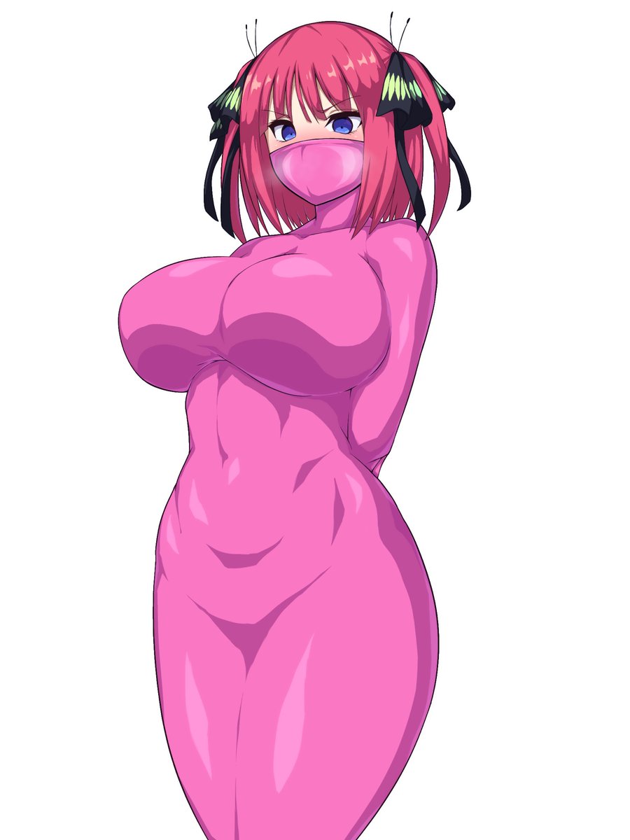 鼻まで覆われた差分 