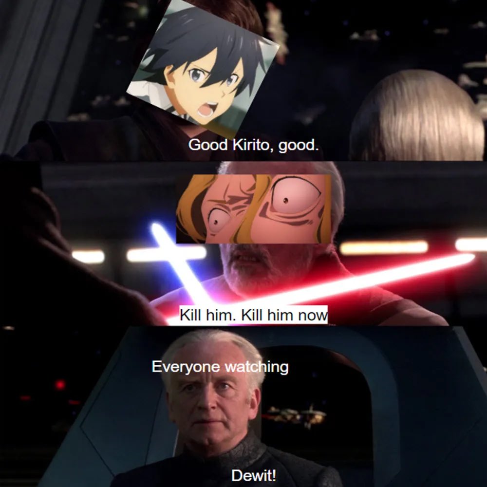 KleinVirtual's tweet photo. “He’s fallen to the dark side 😭” https://t.co/uvuiSCzSFr