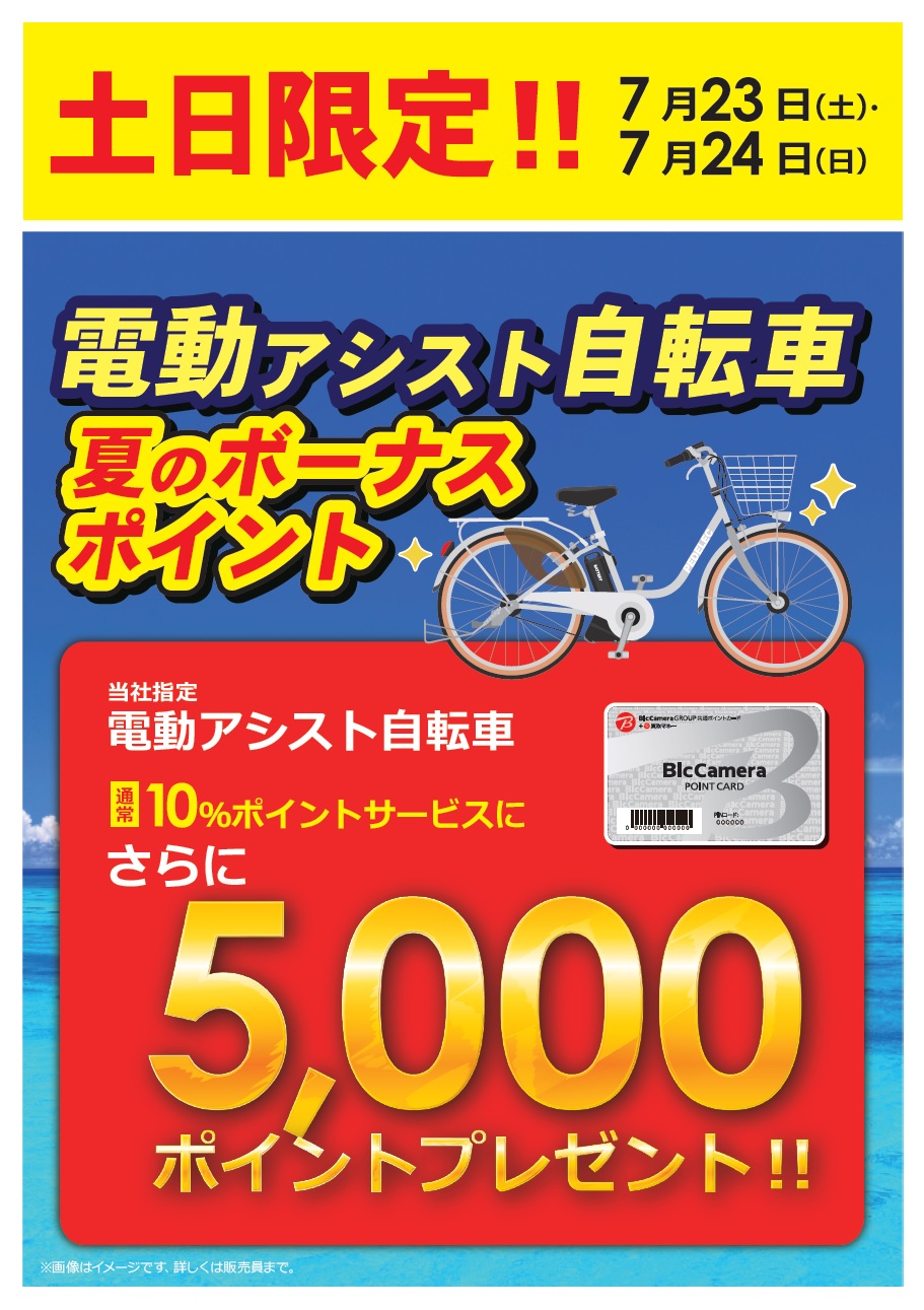 ビックカメラ 自転車 購入