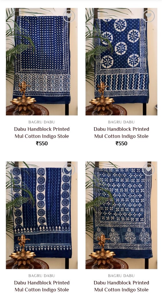 MoolDhaga's tweet photo. Dipped in affection & harmony, timeless & perennial, we have launched new #Dabu #Indigo collection - best for breezy mornings & rainy nights in this hot & humid weather.
SHOP NOW
https://t.co/3pvp3iVwxJ
#BlueGoddess of #India #SareeTwitter #shopping #saree https://t.co/tGx48dluyc