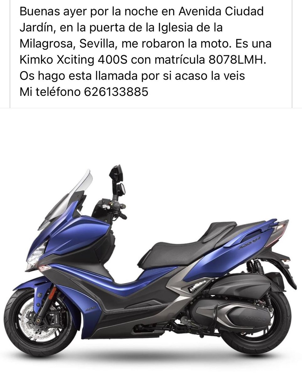 Es de un colega.....se la birlaron  anoche....dale rt  x fi 🙏🙏🙏
