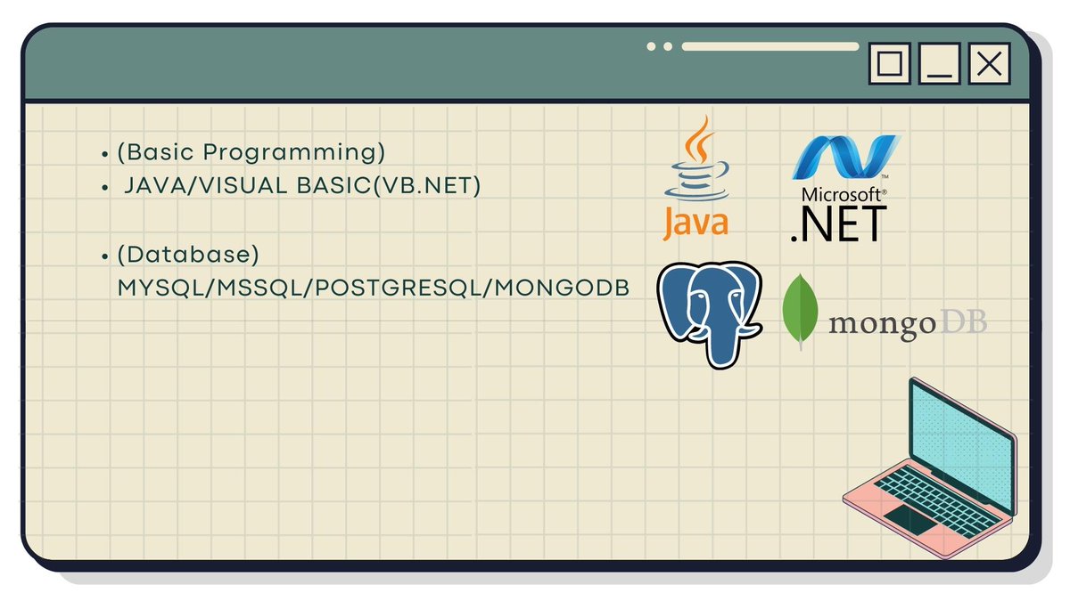 open for programming commissions
HTML CSS Javascript ReactJS Tailwind Bootstrap PHP NodeJS Express
MySQL MSSQL PostgreSQL mongoDB Java Spring Springboot
📋commissioner programming lf client web dev SQL database website comsci cs it ict coding coder debug