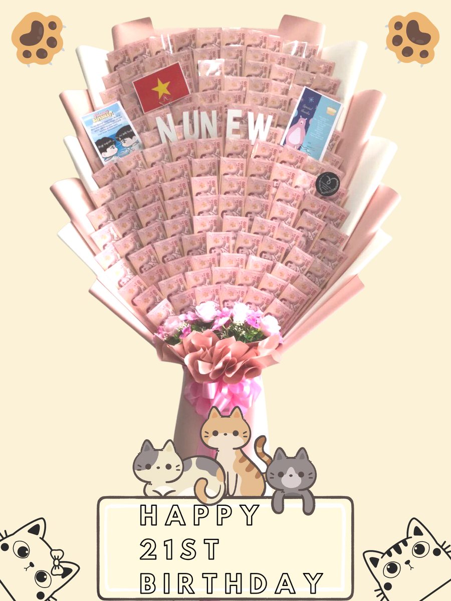 srdpt_ZNN's tweet photo. 🎉Happy Birthday To @CwrNew☁️

May this special day brings you joy, happiness and precious moments ✨
From Vietnam with 🧡

#NUNEW21stBDproject #NuNew #NuNewMagicDayFancon
#NuNewMagicDay
#ZeeNuNew #ซนซน
Special thanks to @woainewofficial for helping us. https://t.co/UbjxRSRWLI