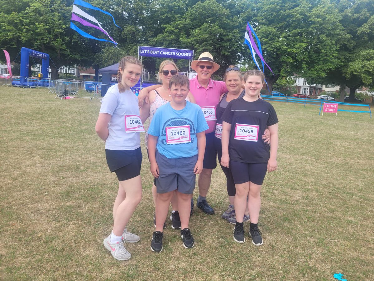 LouiseDallaway's tweet photo. Taking part in #RaceForLife for @CR_UK at Northampton today with my family, we are taking part today for those you are bravely fighting and for those have fought #togetherwewillbeatcancersooner https://t.co/9zvPoxHx6J