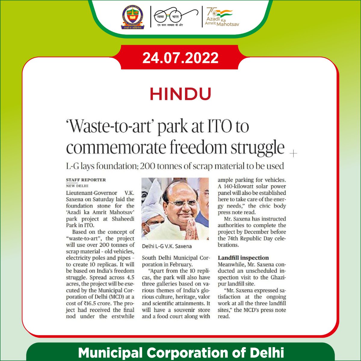 Municipal Corporation of Delhi tweet media