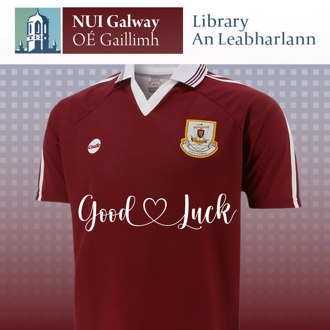 UniOfGalwayLib's tweet photo. Best of luck today to all the @Galway_GAA team in the All Ireland Final including past alumni and current students in the panel. 

Safe travels to everyone travelling to the game.

🇱🇻🇱🇻🇱🇻Hon Galway🇱🇻🇱🇻🇱🇻

#BringSamWest #GaillimhAbú #GalwayGAA https://t.co/4ZYw6frjyf