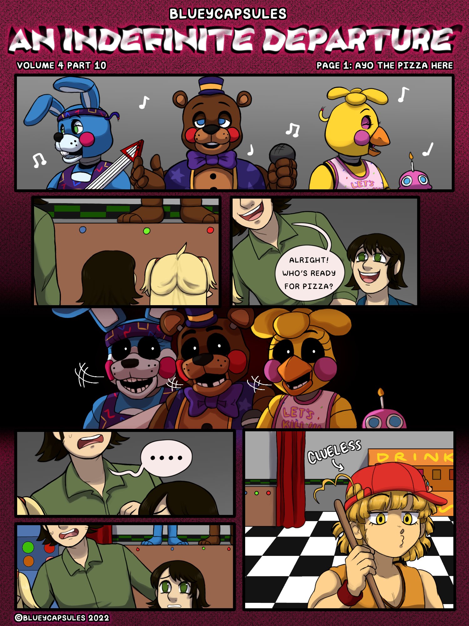 Bluey Capsules on X: We interrupt your regularly scheduled Capsules  (AGAIN) to bring you a blast into the pastthe untold story of our  favorite Mrs. Afton!! #FNAF  / X