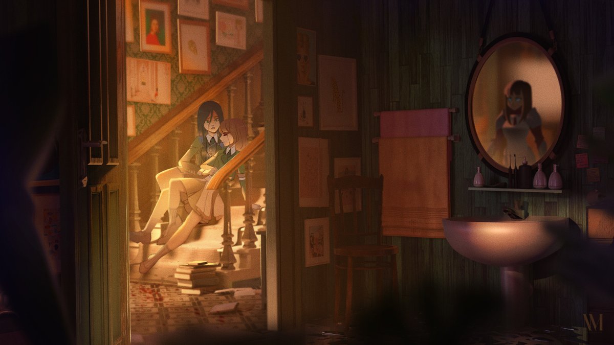 nico_melba's tweet photo. Sky Academy | Despair #anime #conceptart #illustration https://t.co/ZahLSnTwqi