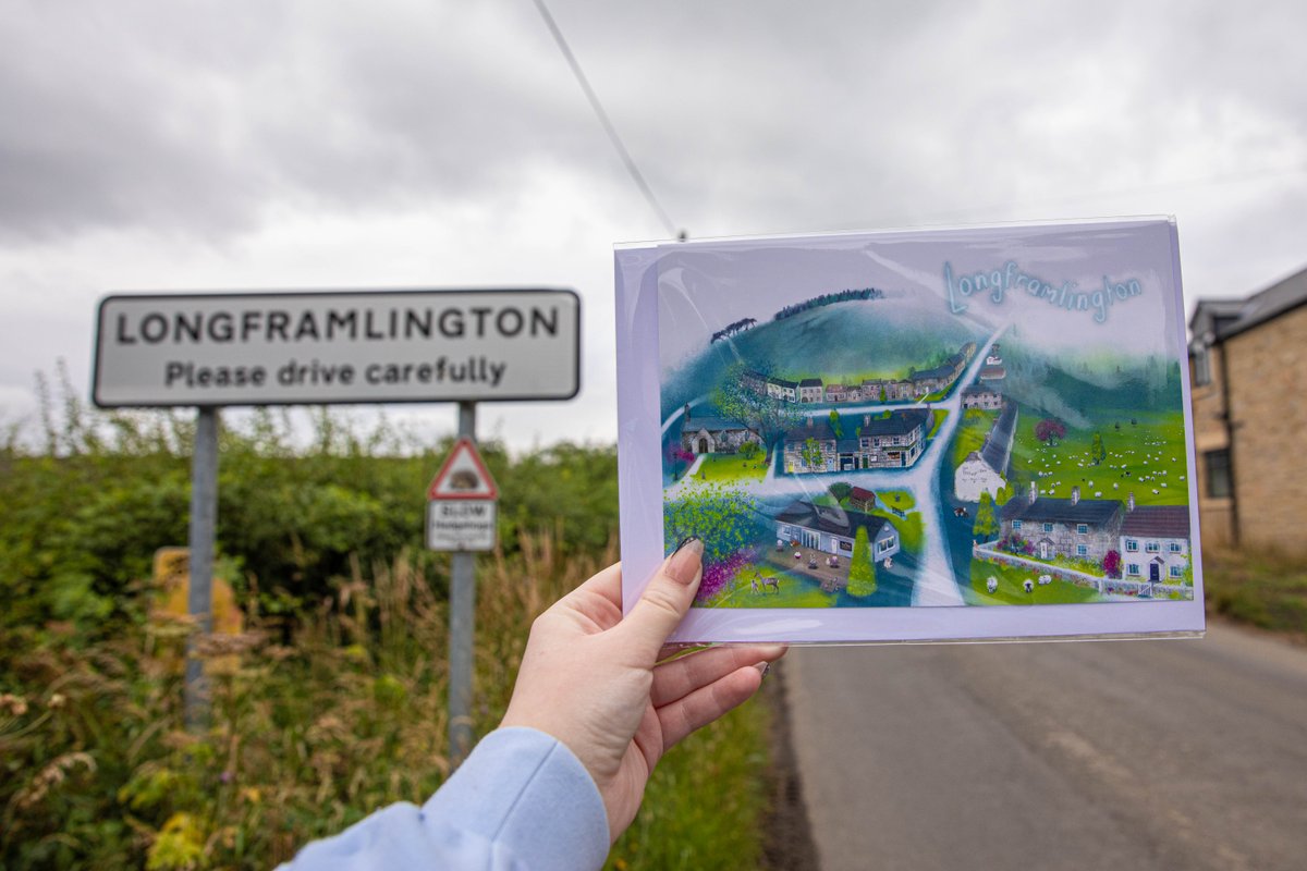 How we love this colourful painting of Longframlington Village by local artist Hannah Forster! 
 
We especially love that it also includes The Running Fox Cafe! If you like it too, why not brighten up your walls and treat yourself to a print from our Longframlington Cafe/Shop!
