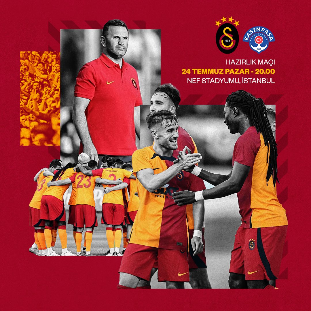 galatasaray kasımpaşa hazırlık maçı görseli