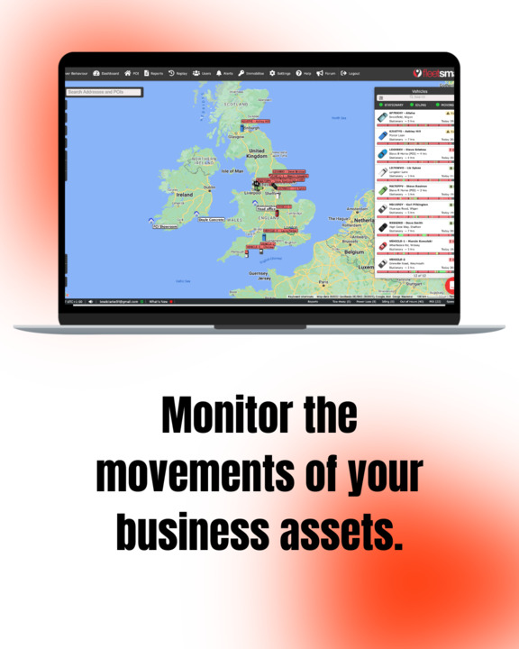 Track your assets in real-time and receive alerts on Asset Tow-Away and alerts on un-authorised out of hours usage and entering and exiting geo-fenced areas. Devices include full battery backup in case of unauthorised behaviour &gt; tow-away or unexpected power loss.