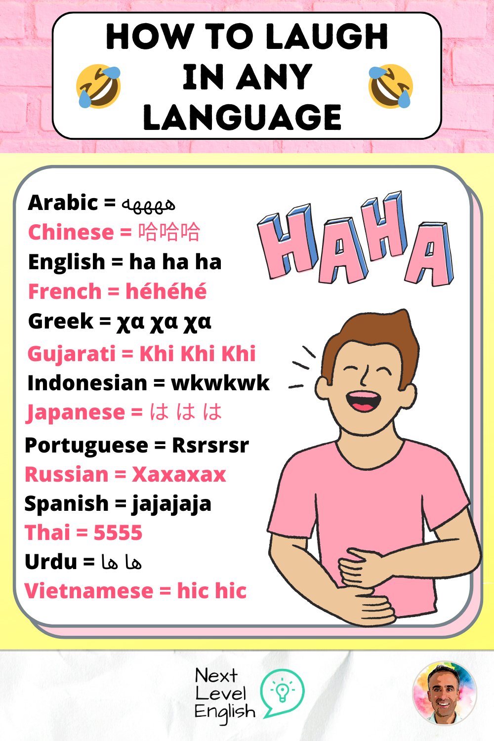 How do you laugh online in your language? #language #languages
