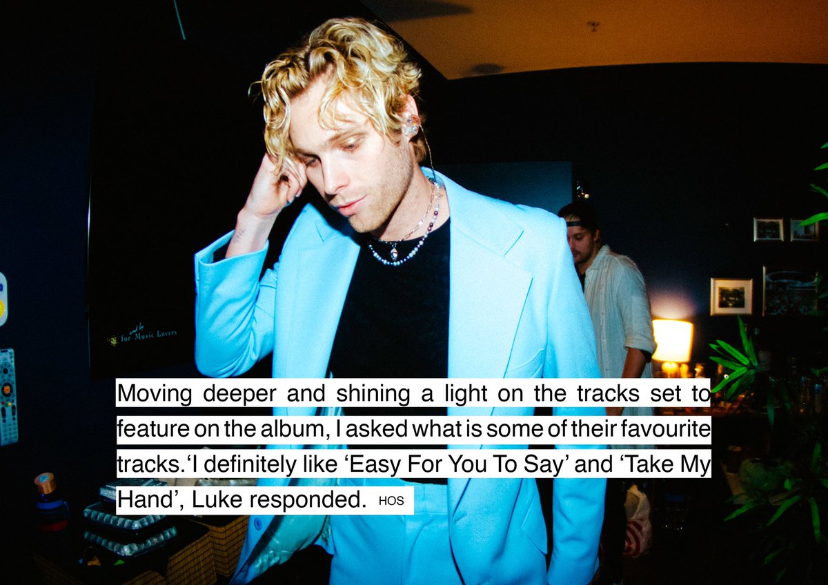 houseofsolomag's tweet photo. #lukehemmings shines a light on the new upcoming album @5SOS 

Pre Order your copy now. Limited Stock

https://t.co/zHIYsHK3NH

#5sos #5SOSONO #5SecondsofSummer #5sos5tracklist #5sosmemes https://t.co/WoCssB2PIE