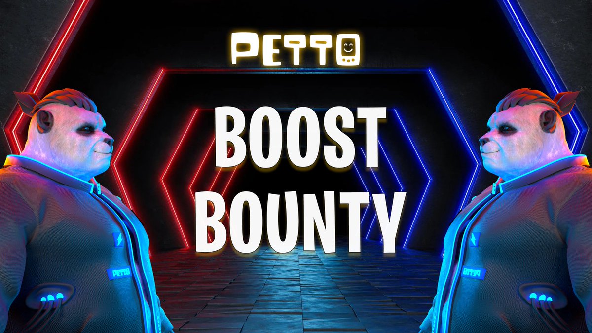 PettoIO's tweet photo. Petto Camp Alpha 3.0 Boost #Bounty💥
Join to win a boost and get $APES token #P2E rewards: 
💥https://t.co/2hxTk5NMdg

#metaverse #nft #GameFi #dao #web3 #airdrop https://t.co/lJxZ4bKKGp