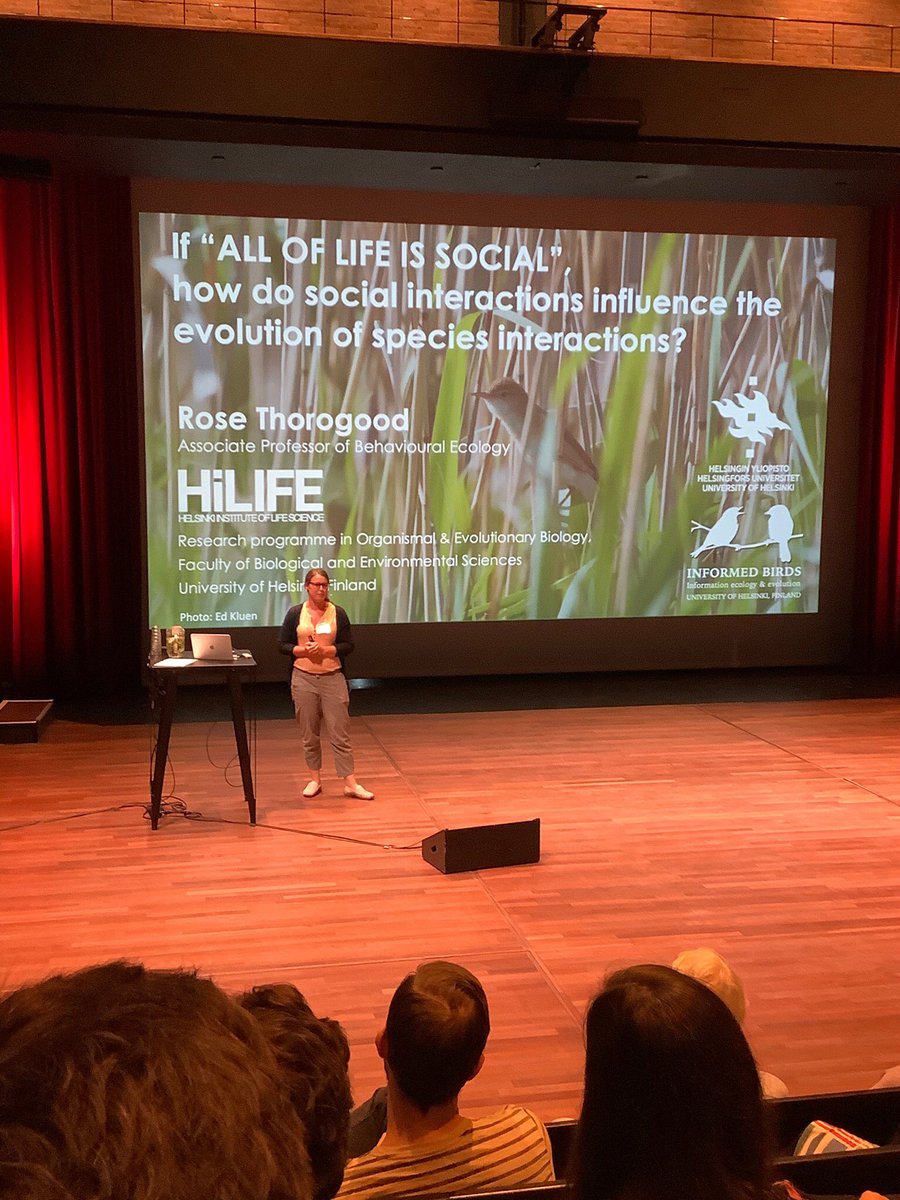 Exciting talks until the very end at <a href="/ecbb2022/">ECBB 2022</a> Closing with a great talk by Rose <a href="/informedbirds/">Rose Thorogood</a> Big Tanks you to the organizers and all the volunteers for a great conference #ECBB2022Groningen #AllOfLifeIsSocial