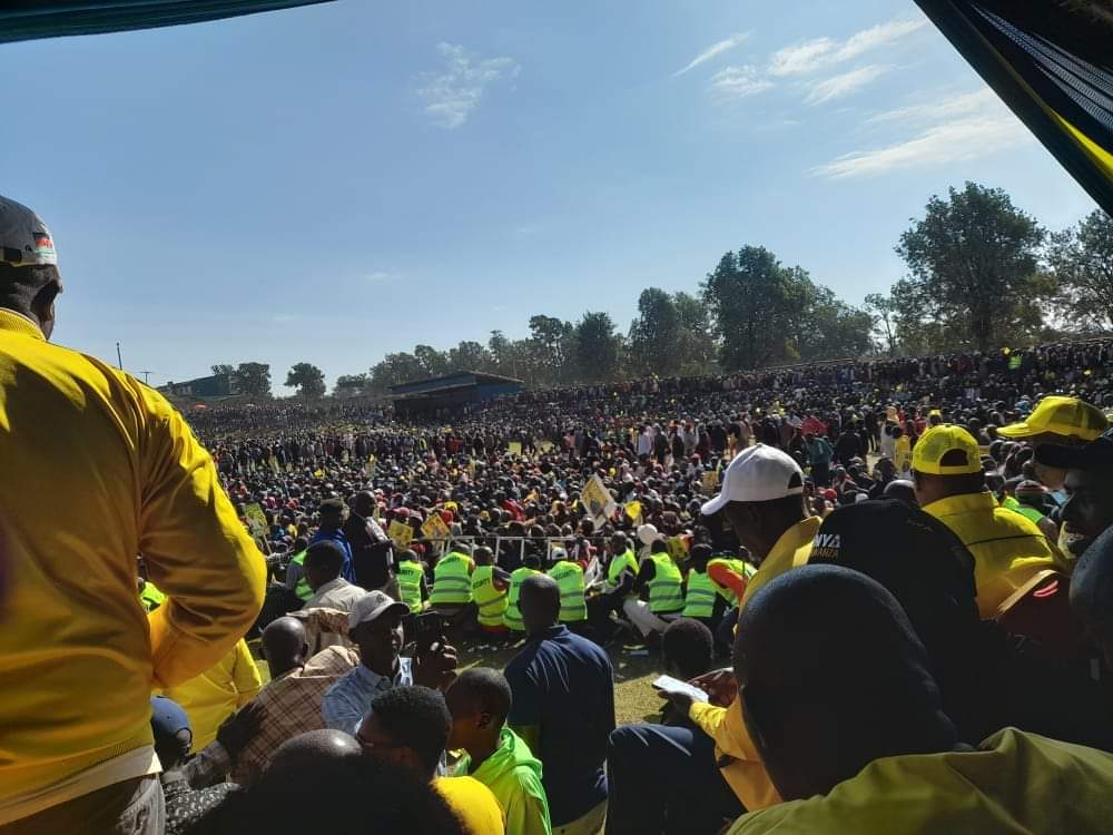 PHIAMAX's tweet photo. Kaptkatet Stadium full warming up for the 5th president @WilliamsRuto and DP Hon. @rigathi
Hawa hawajui Jokes...
#RUTORIGATHI #RutoThe5THPresident #KenyaKwanza #ChamaNiUDA https://t.co/wgecGFqaGF