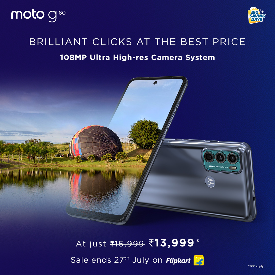 Motorola India on Twitter "Get the best deal for motog60 with a 108MP