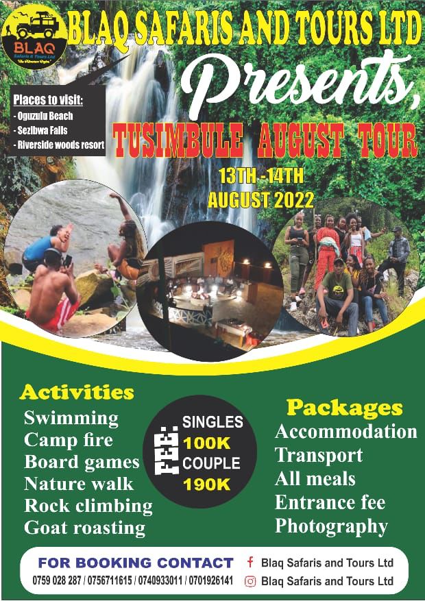 UnscriptedFooty's tweet photo. Did you see this coming. Tusimbule August Tour is here to make you visit places you'd love. Book your slots today.
#Augusttour https://t.co/vM2zrId7H6