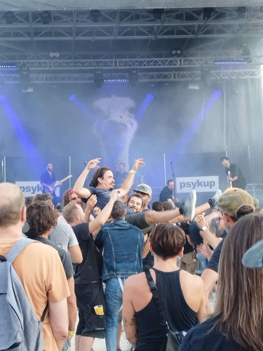 Thanks Panic Festival. Next show with <a href="/lambofgod/">Lamb Of God</a> at <a href="/rockstadtfest/">Rockstadt Extreme Fest Official</a> in Romania!
#psykup #hellokarma #tourlife #hellokarmatour #metalfestival #lambofgod #rockstadtextremefest #metalinromania