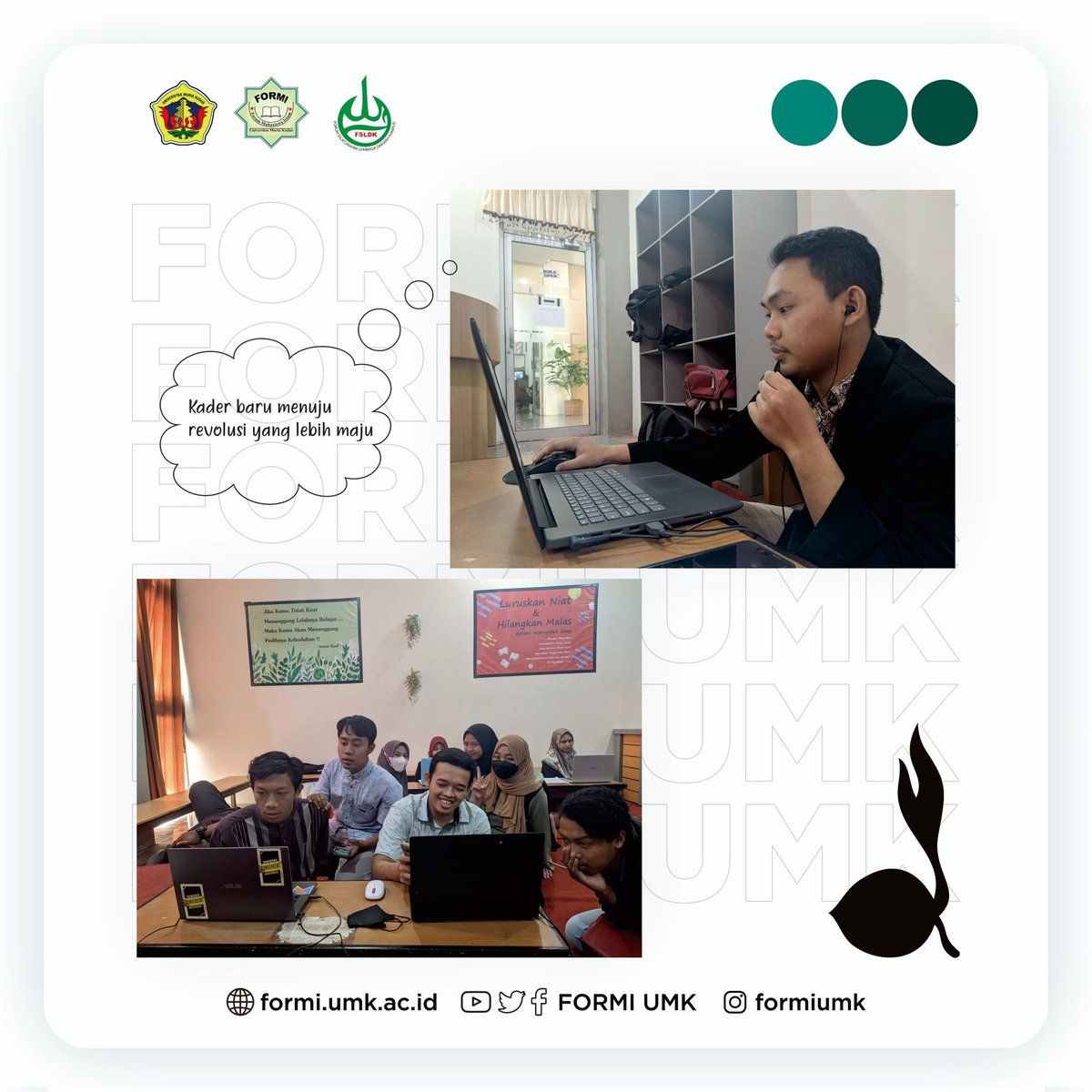 [ Plakad 1 Susulan ]
.
UKM Formi telah menyelenggarakan Kegiatan Plakad 1 susulan yang diselenggarakan secara online melalui zoom meeting pada hari Sabtu, 23 Juli 2022 pukul 09.00 - 14.00 WIB.

#formiumk2022 #universitasmuriakudus #depmedia #dakwahmedsos #dakwahislam