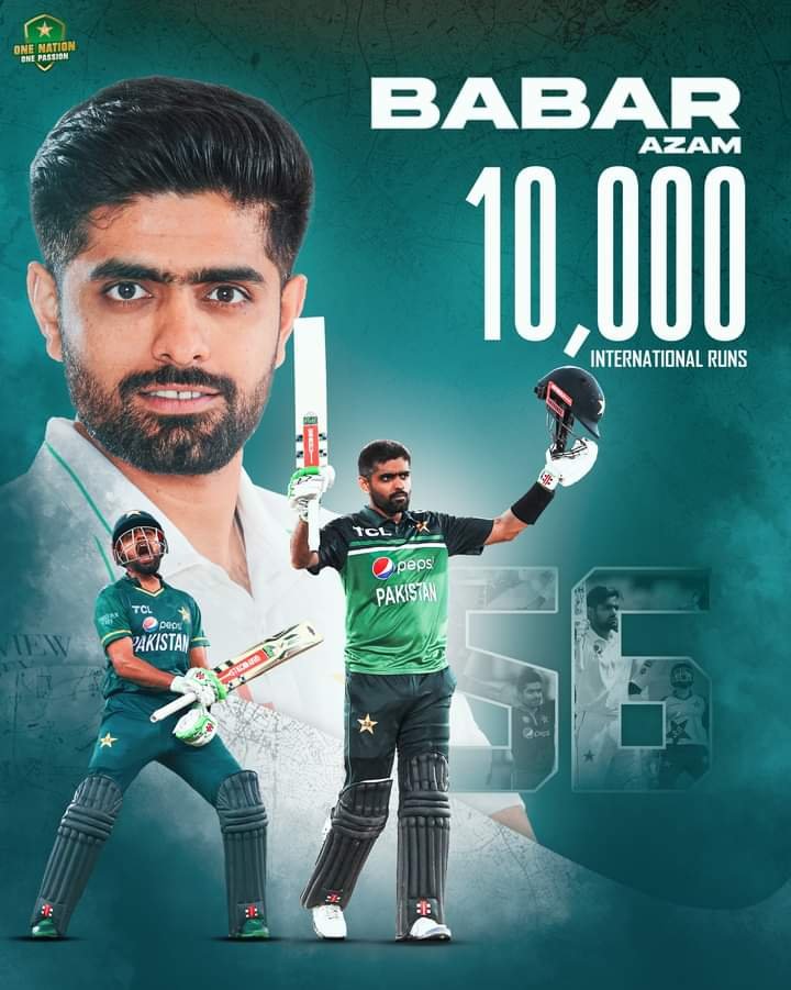 cornertweets10's tweet photo. Fastest Pakistani Batsman to reach 10k runs milestone, well done Babar Azam
 #United_We_Rise https://t.co/wq84zMt33B