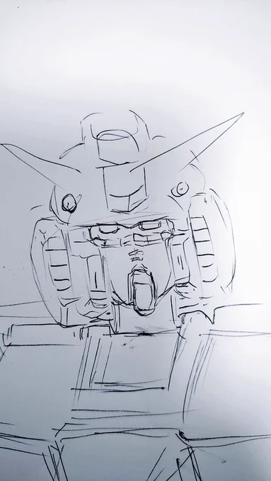 ガンダム
ボールペン一発描き

女の子絵は
伸びないなー(^^ゞ

素直に
ガンダム描こう(^^)

あと
ちゃんと
スキャンしよう

#ガンダム
#ボールペン 