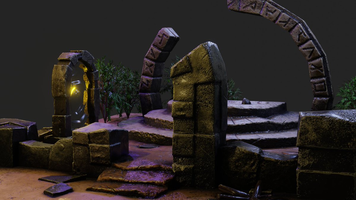 3d_javi's tweet photo. Stage made with the concept art of the great artist Sephirothart, is a space portal - Render 1-12
https://t.co/RYXDyEabrh

#3D #3dart #blender #B3D #blender3d #lowpoly #lowpoly3d   #render3d #VisualArt #animation #NFTs #Metaverse #NFT #NFTCommunity https://t.co/4XpYrm7UEc