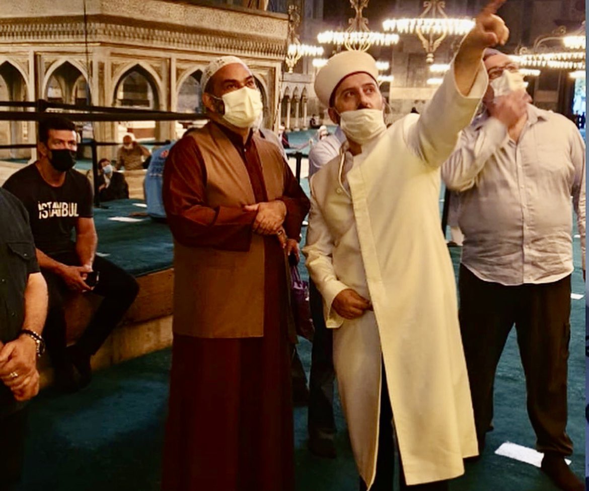 İkinci yıl.
Allah Teâlâ’ya hamd ve senâ olsun. 
🤲🌺🤲
#AyasofyaCamii