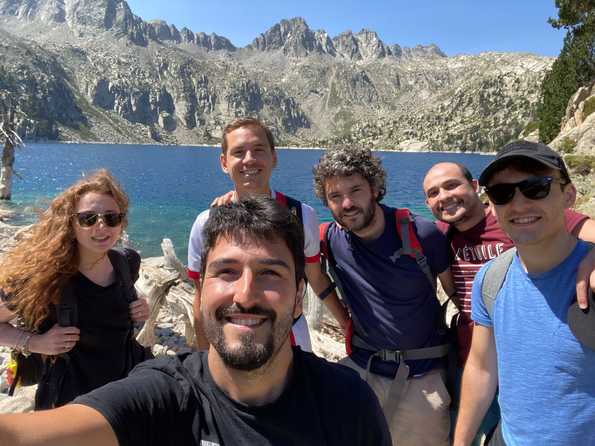 Team building in Aigüestortes National Park with <a href="/PGagoFerrero/">Pablo Gago Ferrero</a>, <a href="/T_Molecular/">Ruben Gil Solsona</a>, <a href="/jessicapatrone/">Jessica Patrone</a>, <a href="/estebam0119/">Esteban</a>, and <a href="/DaniGuti_Martin/">Daniel Gutiérrez-Martín</a>. Nice weather and hiking days!